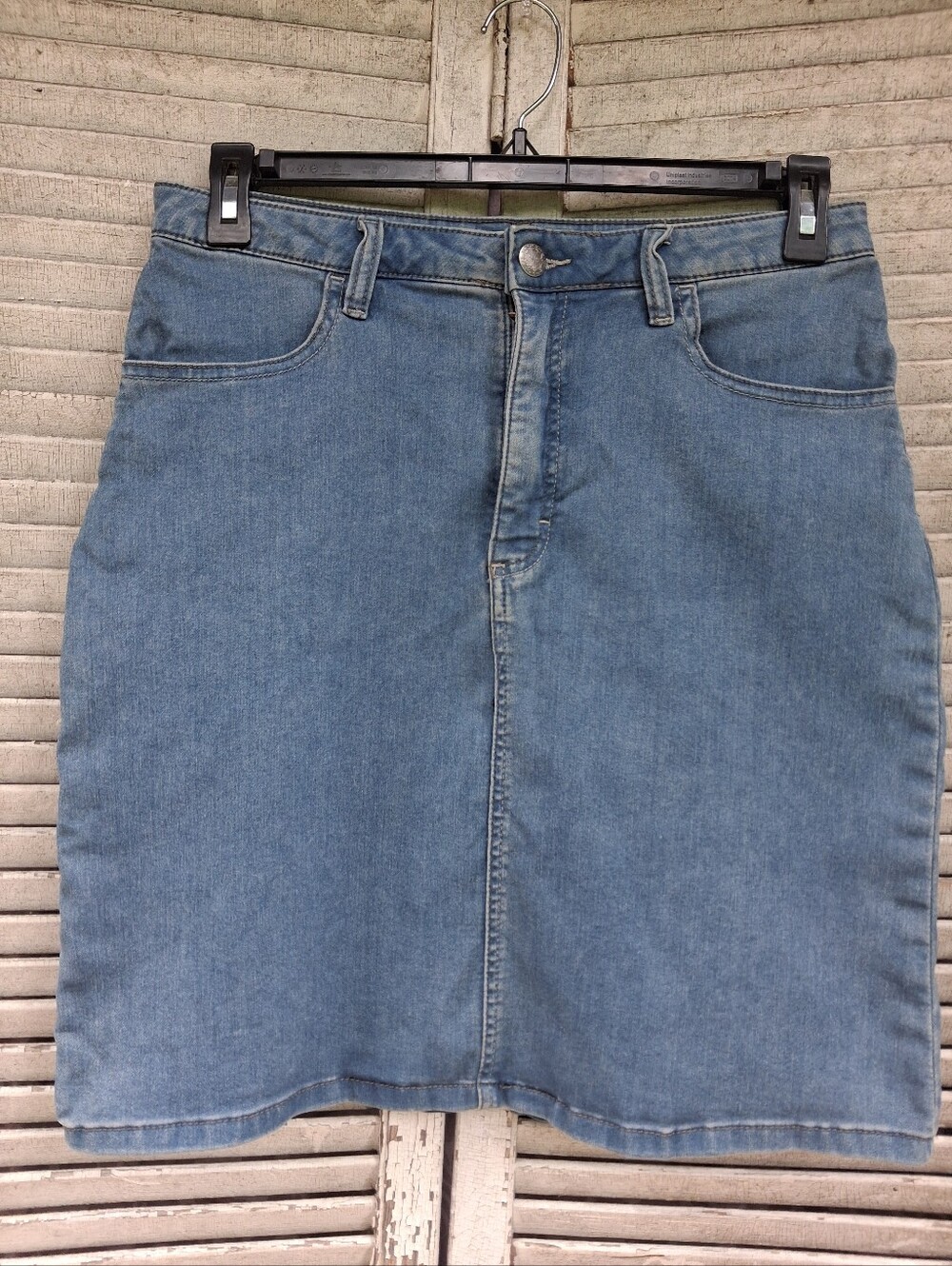 Riders by Lee Light Blue Denim Mini Skirt Size 12
